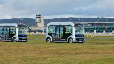 Zurich Airport trials autonomous shuttle bus for staff transport