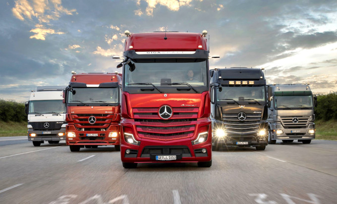 Mercedes-Benz Actros celebrates 25 years of production