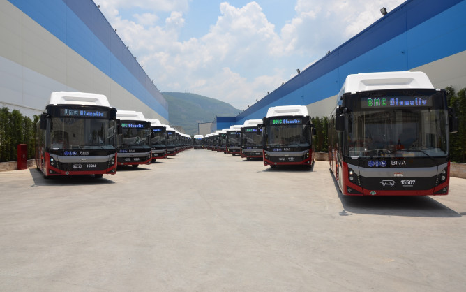 Baku upgrades bus fleet with 380 CNG-fuelled BMC buses