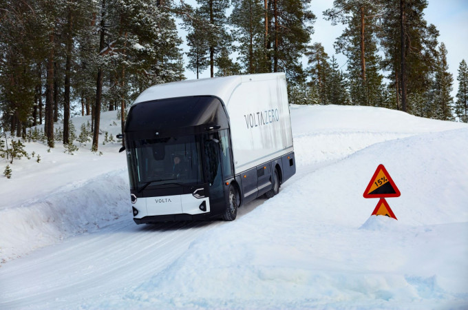 Volta Trucks completes climate testing of Volta Zero truck in northern Sweden
