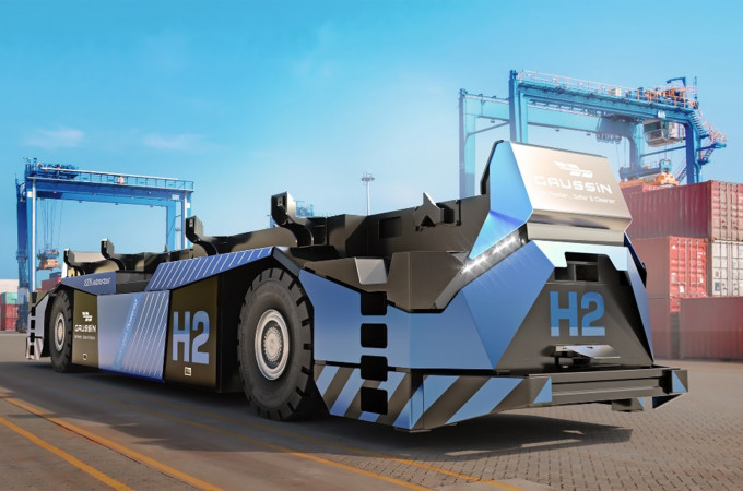 GAUSSIN presents ‘world’s first’ fuel cell-powered autonomous port vehicle