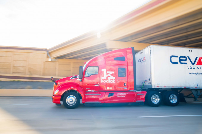 Kodiak Robotics and CEVA Logistics partner for autonomous freight deliveries
