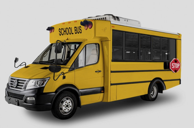 GreenPower launches electric Type A school bus