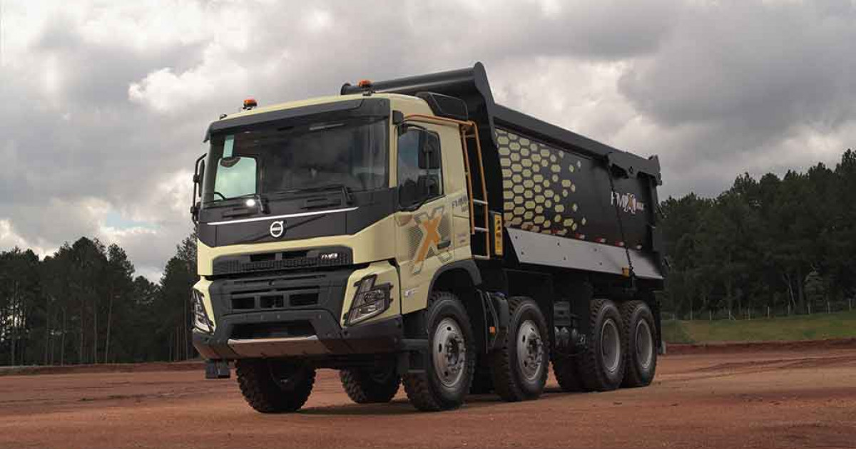 New Volvo FMX MAX 58t gvw truck offers more load capacity for