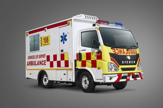 Eicher Skyline Ambulance launched in India